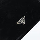 PRADA Pouch Velor Black Auth bs34170-8