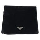 PRADA Pouch Velor Black Auth bs34170-13