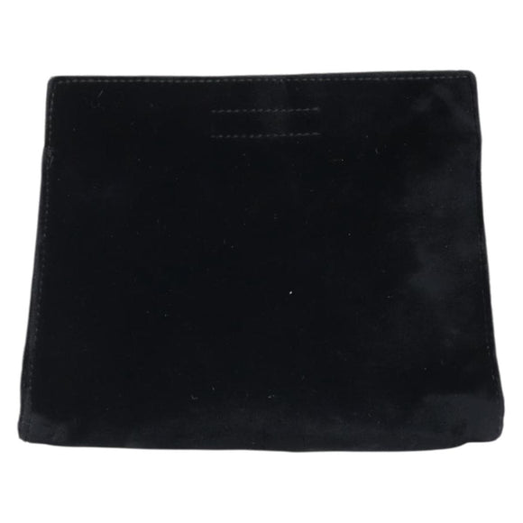 PRADA Pouch Velor Black Auth bs34170