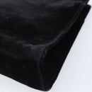 PRADA Pouch Velor Black Auth bs34170-7