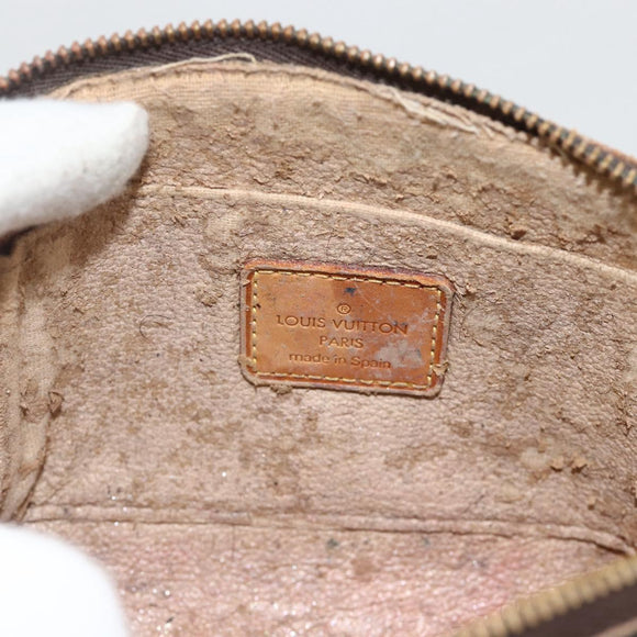 LOUIS VUITTON Monogram Pochette Cosmetic PM Pouch M43998 LV Auth bs34176