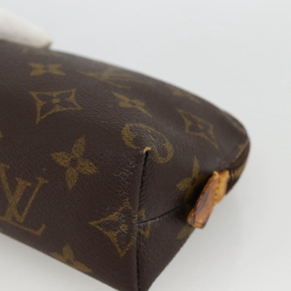 LOUIS VUITTON Monogram Pochette Cosmetic PM Pouch M43998 LV Auth bs34176