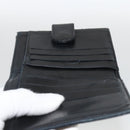 CHANEL Bifold Wallet Caviar Skin Black Gold CC Auth bs34177-15