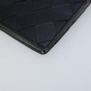 BOTTEGA VENETA INTRECCIATO Card Case Leather Black Auth bs34178-16
