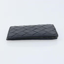 BOTTEGA VENETA INTRECCIATO Card Case Leather Black Auth bs34178-3