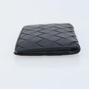 BOTTEGA VENETA INTRECCIATO Card Case Leather Black Auth bs34178-5