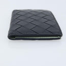 BOTTEGA VENETA INTRECCIATO Card Case Leather Black Auth bs34178-6