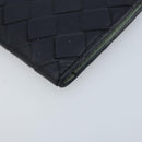 BOTTEGA VENETA INTRECCIATO Card Case Leather Black Auth bs34178-14