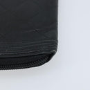 CHANEL Boy Chanel Matelasse Wallet Caviar Skin Black CC Auth bs34179-11