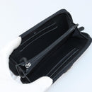 CHANEL Boy Chanel Matelasse Wallet Caviar Skin Black CC Auth bs34179-14