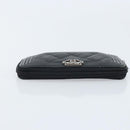 CHANEL Boy Chanel Matelasse Wallet Caviar Skin Black CC Auth bs34179-6