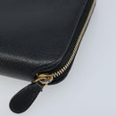 BALENCIAGA Long Wallet Leather Black 594290 Auth bs34182-15