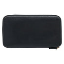 BALENCIAGA Long Wallet Leather Black 594290 Auth bs34182-2