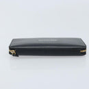 BALENCIAGA Long Wallet Leather Black 594290 Auth bs34182-6