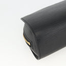 LOUIS VUITTON Epi Dauphine PM Pouch Black M48442 LV Auth bs34183-16