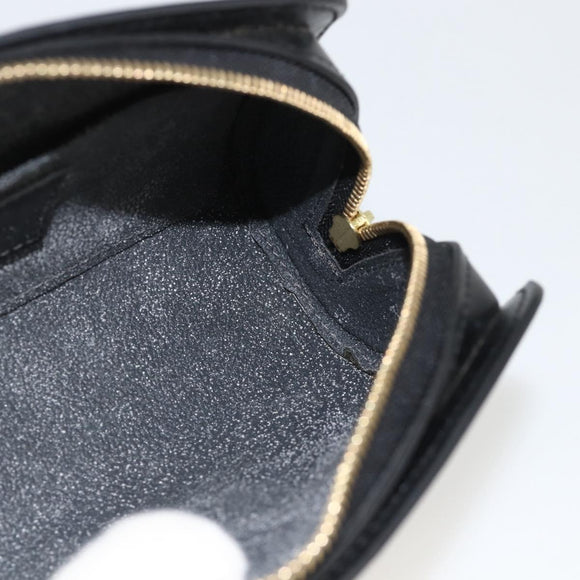 LOUIS VUITTON Epi Dauphine PM Pouch Black M48442 LV Auth bs34183