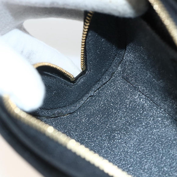 LOUIS VUITTON Epi Dauphine PM Pouch Black M48442 LV Auth bs34183