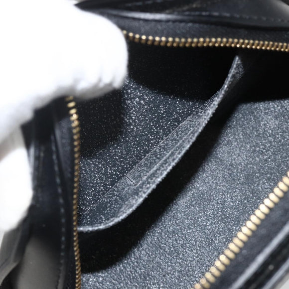 LOUIS VUITTON Epi Dauphine PM Pouch Black M48442 LV Auth bs34183
