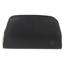LOUIS VUITTON Epi Dauphine PM Pouch Black M48442 LV Auth bs34183-13