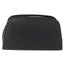 LOUIS VUITTON Epi Dauphine PM Pouch Black M48442 LV Auth bs34183-2