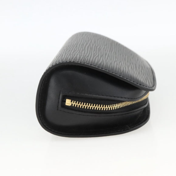 LOUIS VUITTON Epi Dauphine PM Pouch Black M48442 LV Auth bs34183