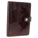 LOUIS VUITTON Vernis Agenda PM Day Planner Rouge Favist R21072 LV Auth bs34184-1