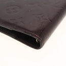 LOUIS VUITTON Vernis Agenda PM Day Planner Rouge Favist R21072 LV Auth bs34184-15