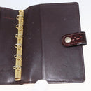 LOUIS VUITTON Vernis Agenda PM Day Planner Rouge Favist R21072 LV Auth bs34184-19