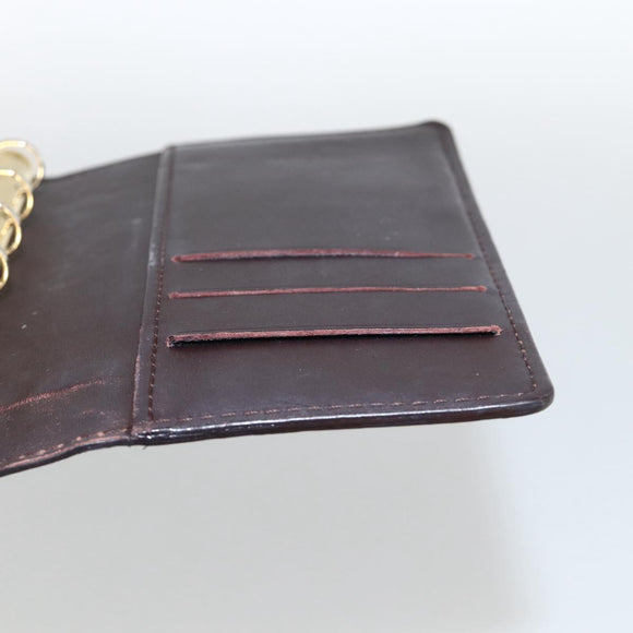 LOUIS VUITTON Vernis Agenda PM Day Planner Rouge Favist R21072 LV Auth bs34184