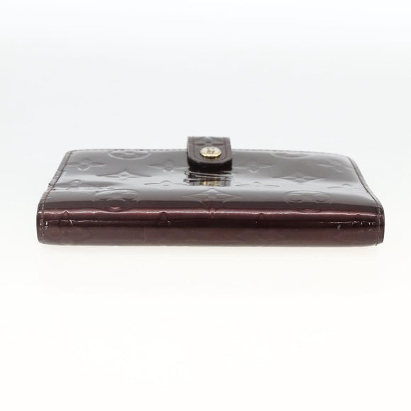 LOUIS VUITTON Vernis Agenda PM Day Planner Rouge Favist R21072 LV Auth bs34184