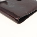 LOUIS VUITTON Vernis Agenda PM Day Planner Rouge Favist R21072 LV Auth bs34184-14