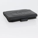 CHANEL Wallet Caviar Skin 2 Set Black CC Auth bs34186-13