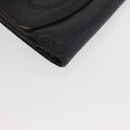 CHANEL Wallet Caviar Skin 2 Set Black CC Auth bs34186-15