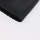 CHANEL Wallet Caviar Skin 2 Set Black CC Auth bs34186-7
