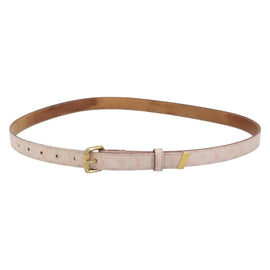 LOUIS VUITTON Monogram Cherry Blossom Ceinture Belt 40.2"" M9273Y Auth bs34187
