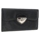 LOUIS VUITTON Epi Portefeuille Eugenie Long Wallet Black M63882 LV Auth bs34189-1