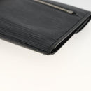 LOUIS VUITTON Epi Portefeuille Eugenie Long Wallet Black M63882 LV Auth bs34189-15