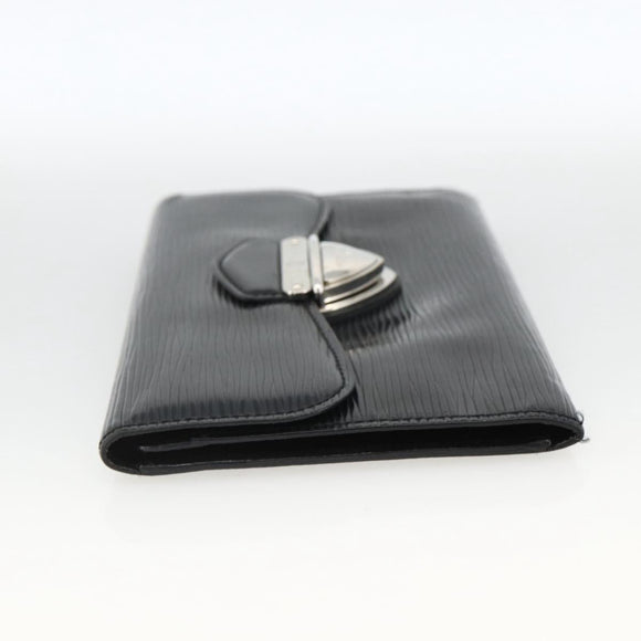 LOUIS VUITTON Epi Portefeuille Eugenie Long Wallet Black M63882 LV Auth bs34189