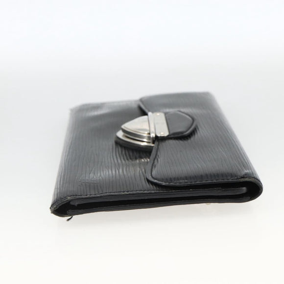 LOUIS VUITTON Epi Portefeuille Eugenie Long Wallet Black M63882 LV Auth bs34189