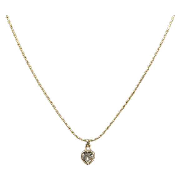 Christian Dior Necklace metal Gold Tone Auth bs34192