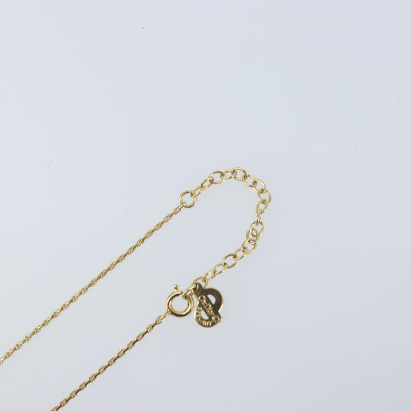 Christian Dior Necklace metal Gold Tone Auth bs34192