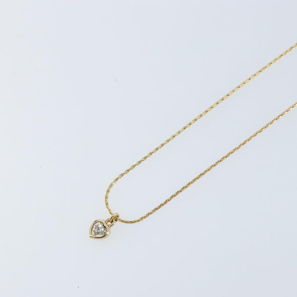 Christian Dior Necklace metal Gold Tone Auth bs34192