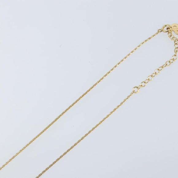Christian Dior Necklace metal Gold Tone Auth bs34192