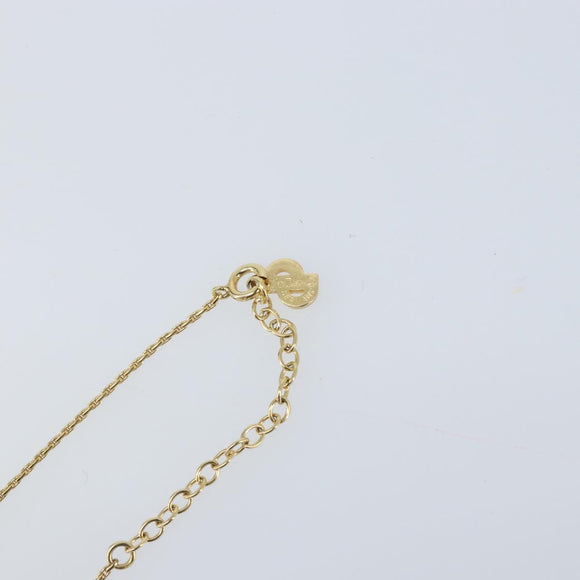 Christian Dior Necklace metal Gold Tone Auth bs34192
