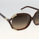 Chloe Sunglasses plastic Brown Auth bs34194-8