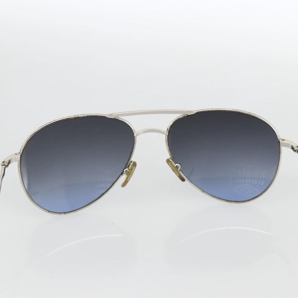 GUCCI Sunglasses metal Blue Auth bs34197