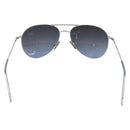 GUCCI Sunglasses metal Blue Auth bs34197-3