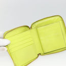 BOTTEGA VENETA INTRECCIATO Bifold Wallet Leather Yellow Gold Auth bs34204-9