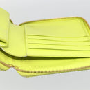BOTTEGA VENETA INTRECCIATO Bifold Wallet Leather Yellow Gold Auth bs34204-18
