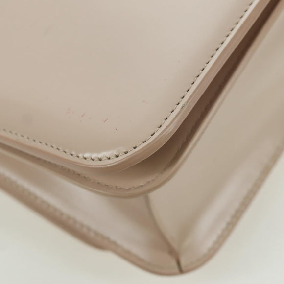 BOTTEGA VENETA Shoulder Bag Leather Pink Gold Auth bs34206A